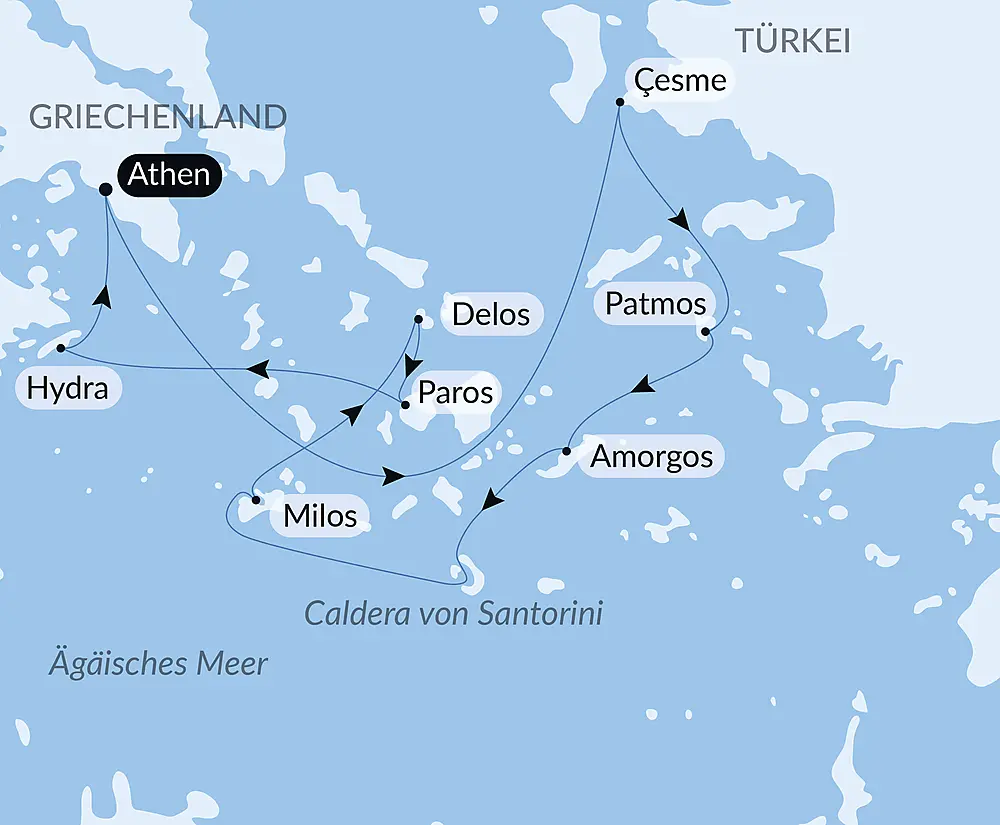 Im Herzen der griechischen Inseln