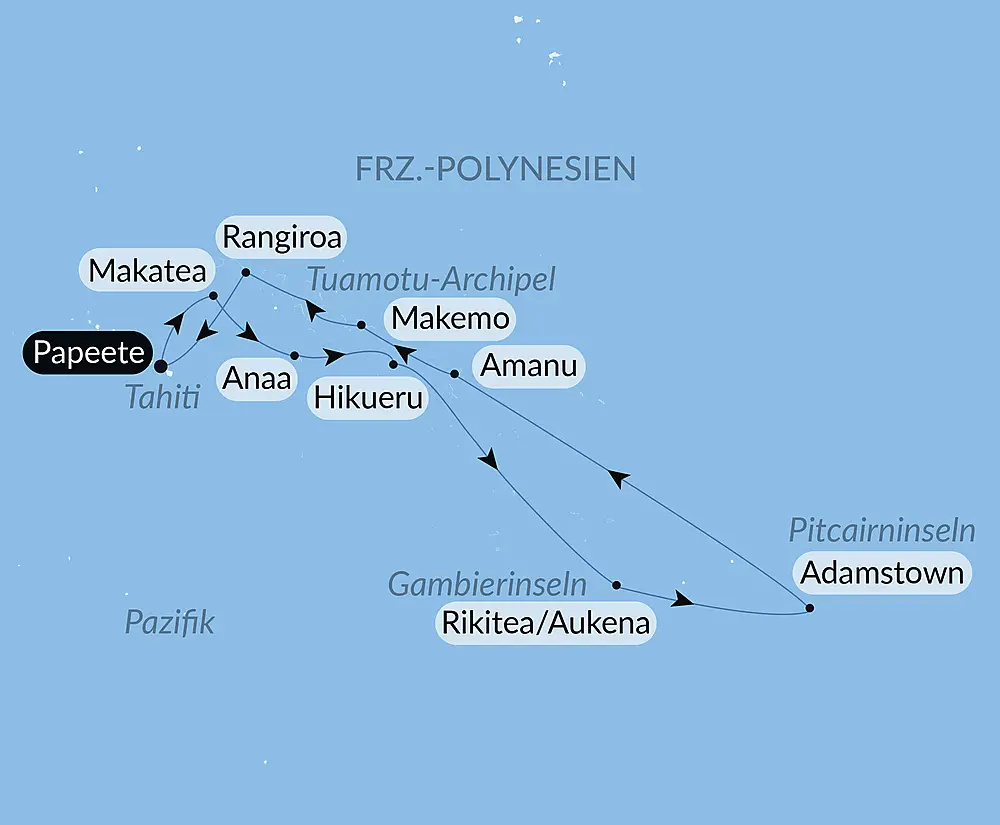 Geheimnisvoll: Französisch-Polynesien und die Insel Pitcairn