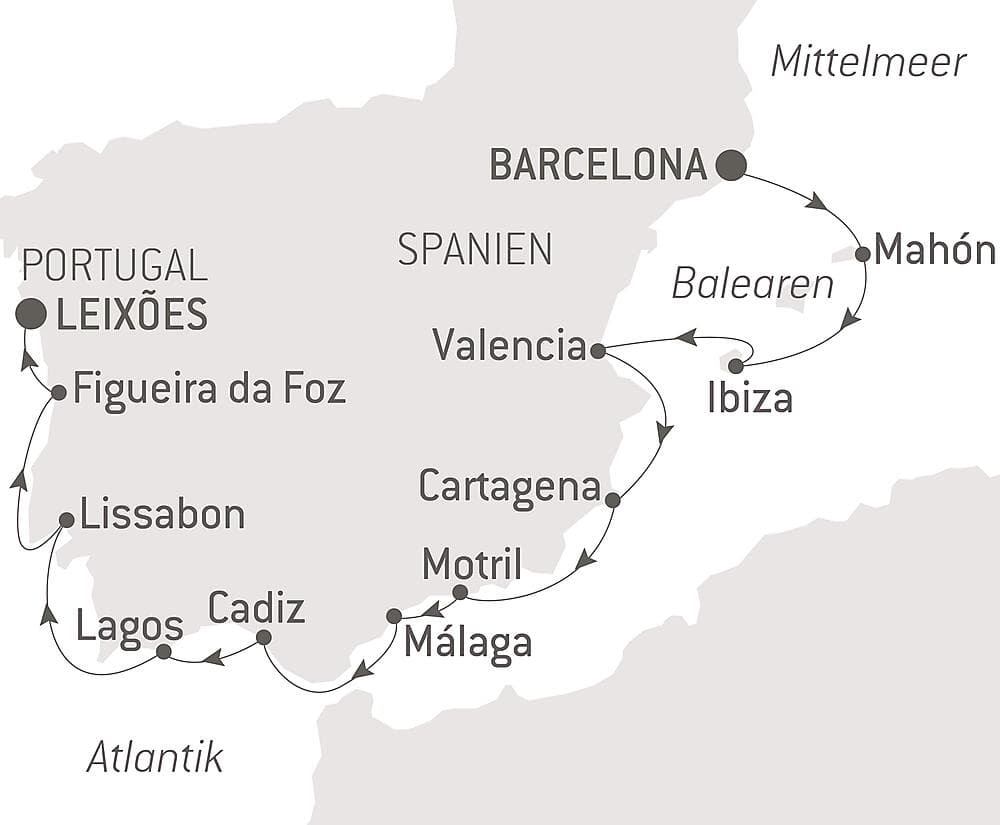 Inselschätze und iberische Küsten