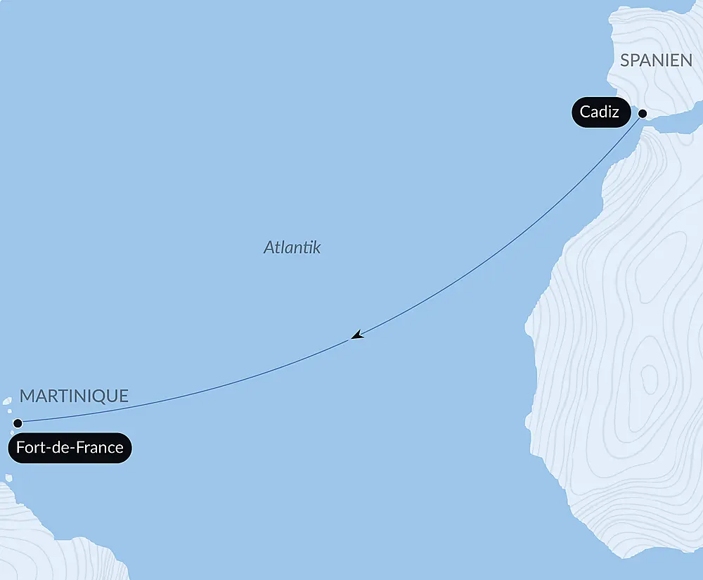 Ozean-Kreuzfahrt: Cadiz - Fort de France null