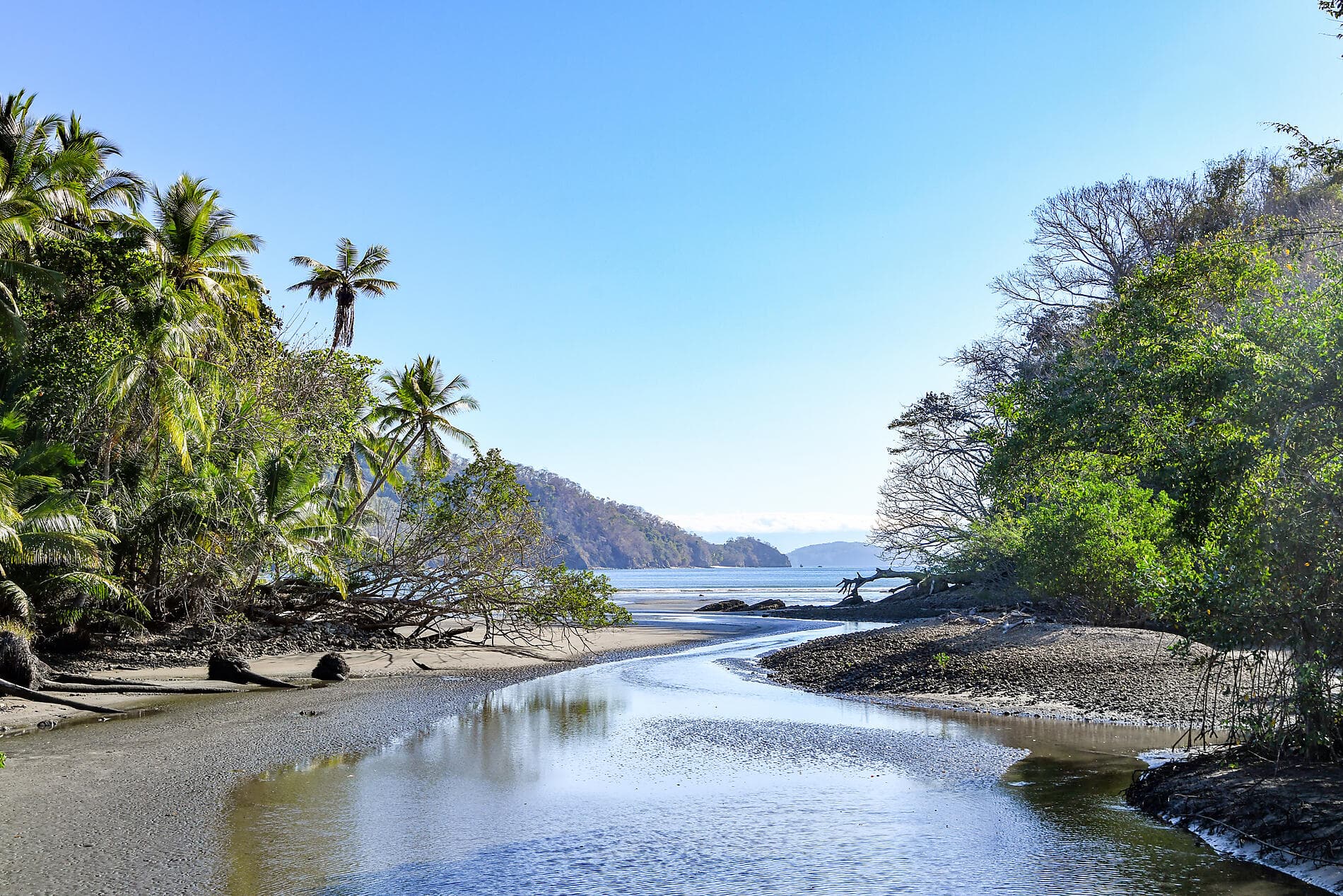 Die Pazifikküste von Costa Rica