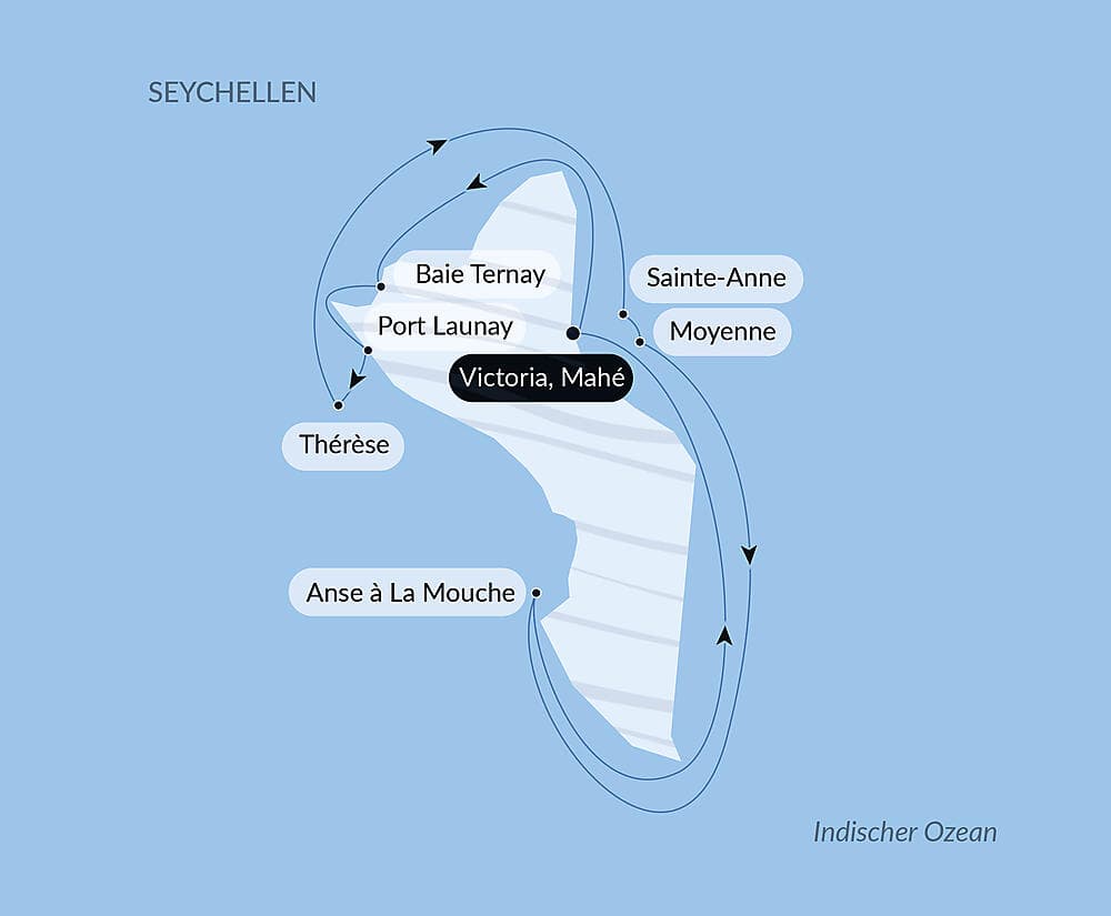 Die Seychellen unter den Segeln der Spirit of Ponant  null