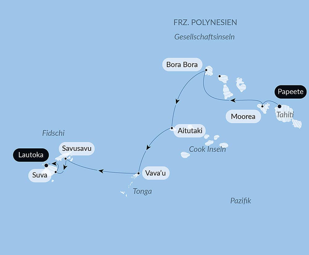 Inselparadiese und alte Kulturen im Südpazifik