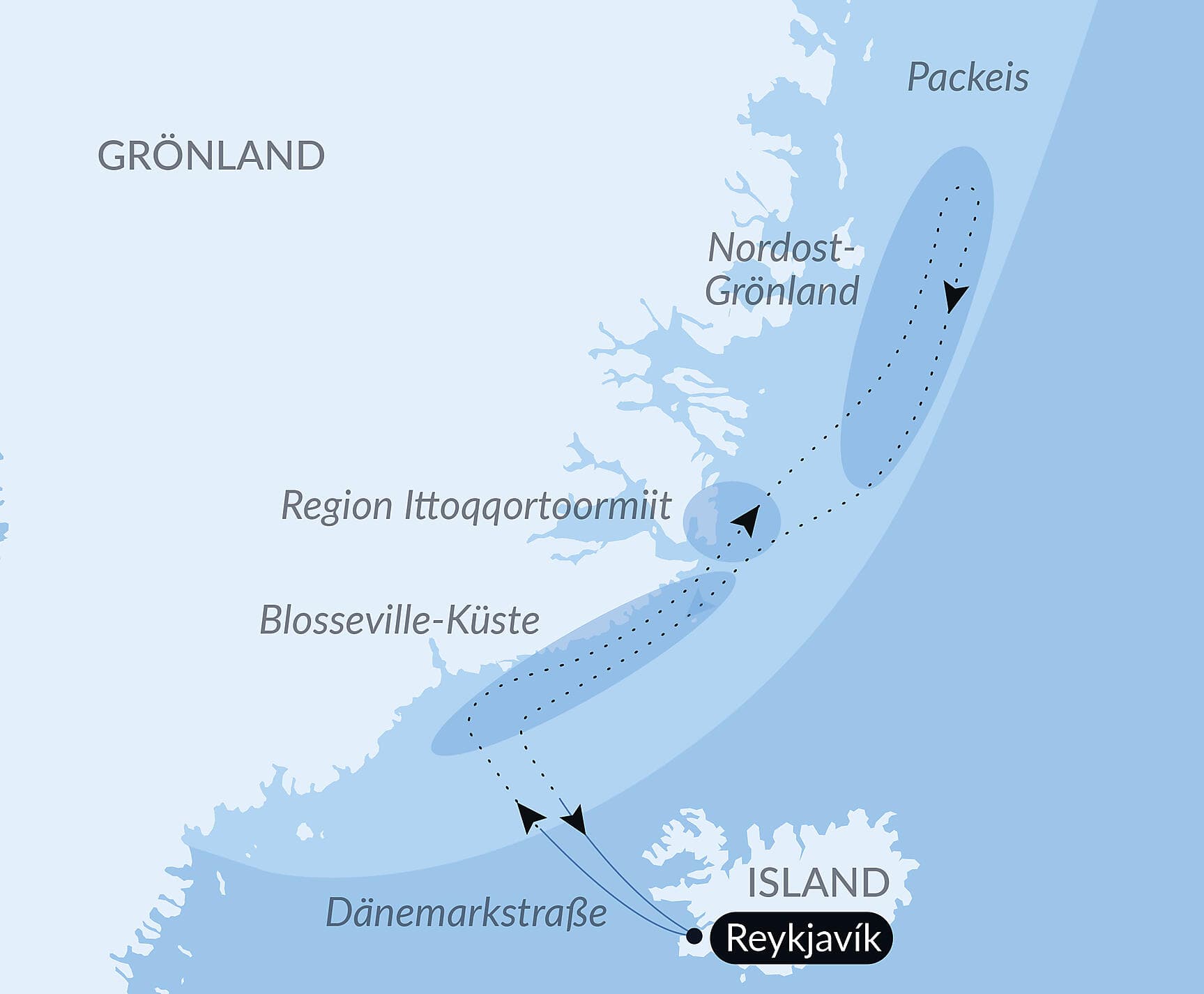 Das unerforschte Meereis von Nordost-Grönland