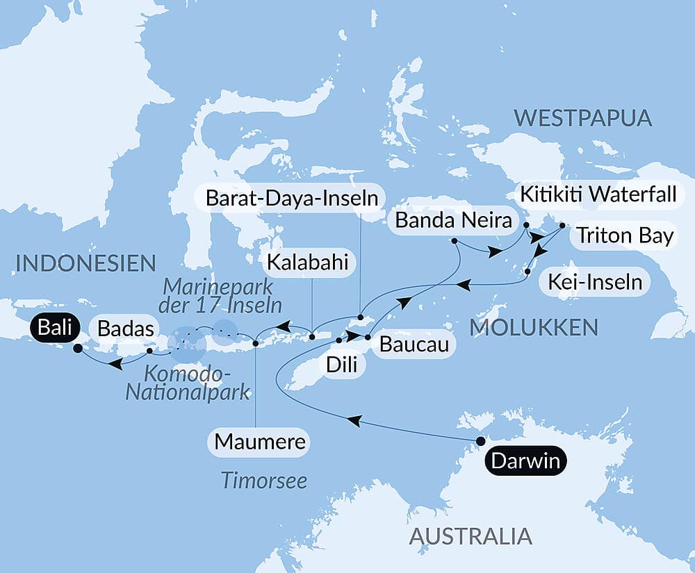 Inselschätze von Indonesien und Osttimor