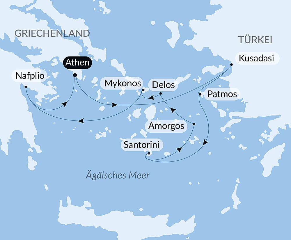 Kreuzfahrt zu den griechischen Inseln der südlichen Ägäis – mit Smithsonian Journeys null