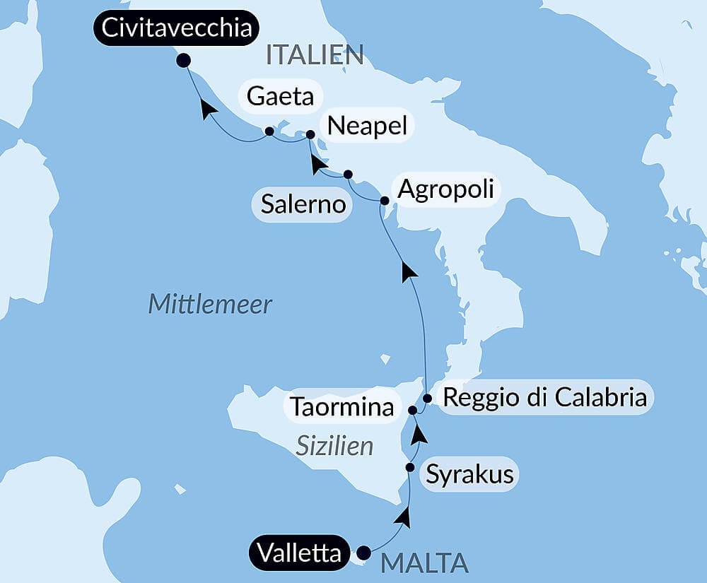 Antike Wunder und kulinarische Genüsse: Kreuzfahrt durch Süditalien und Sizilien – mit Smithsonian Journeys