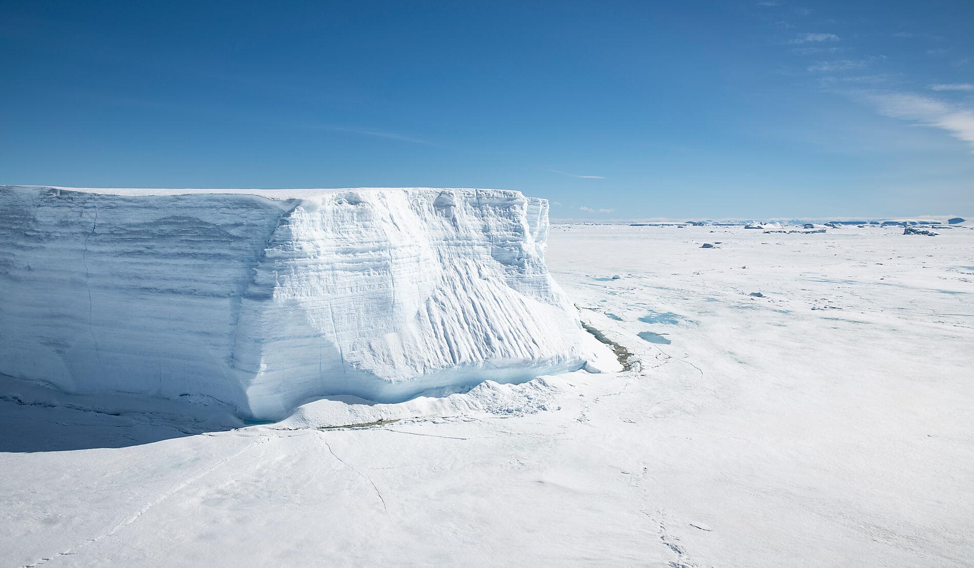 Das Weddell-Meer und Larsen-Schelfeis