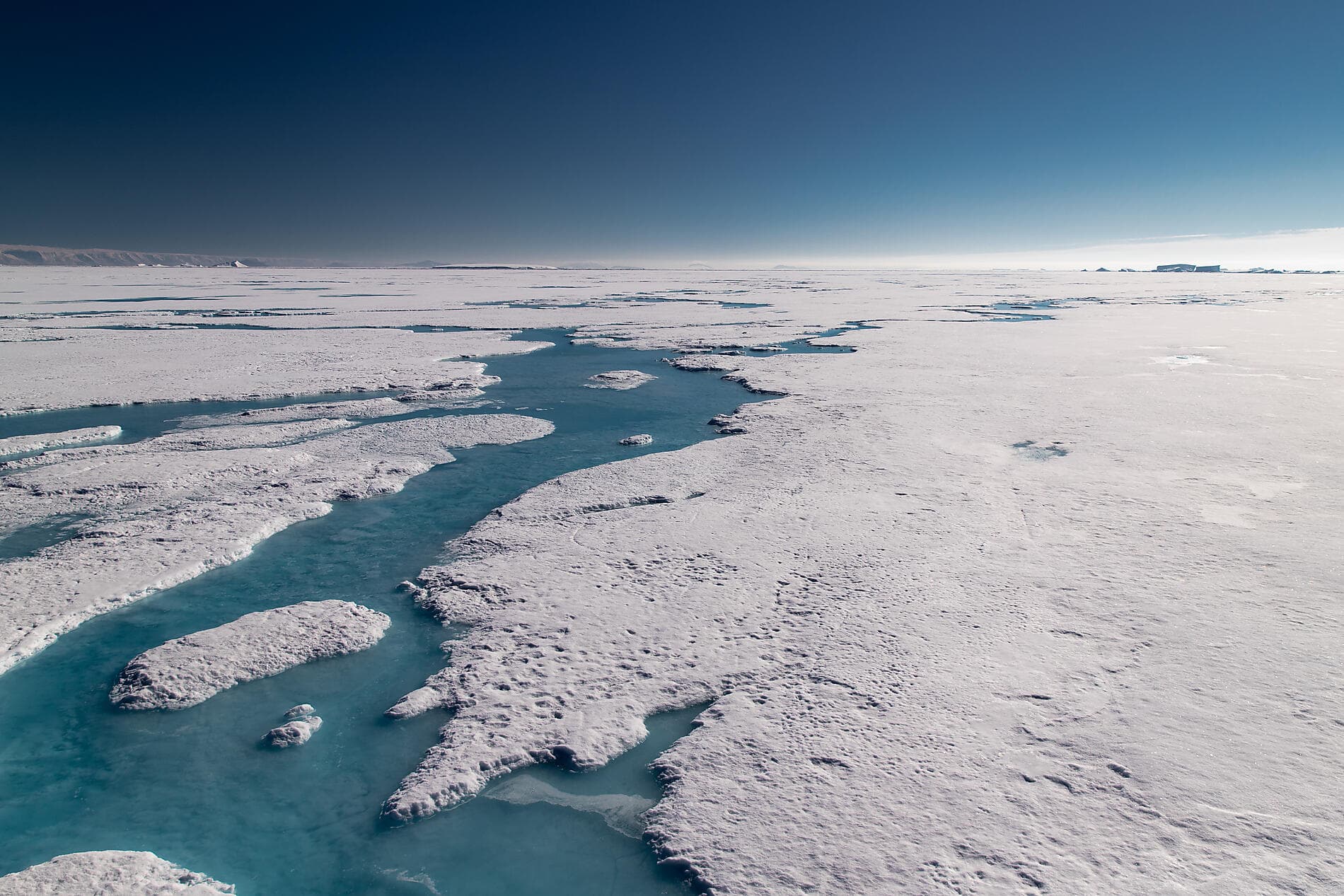Das Weddell-Meer und Larsen-Schelfeis