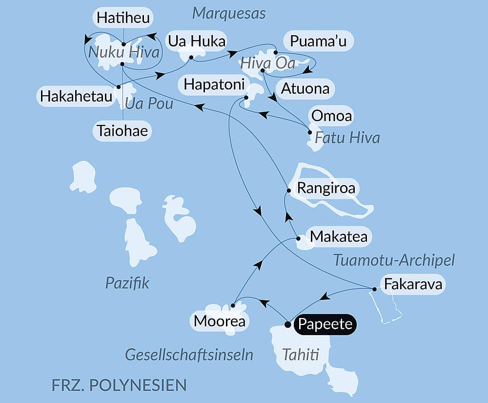 Südsee pur: Marquesas und Tuamotu