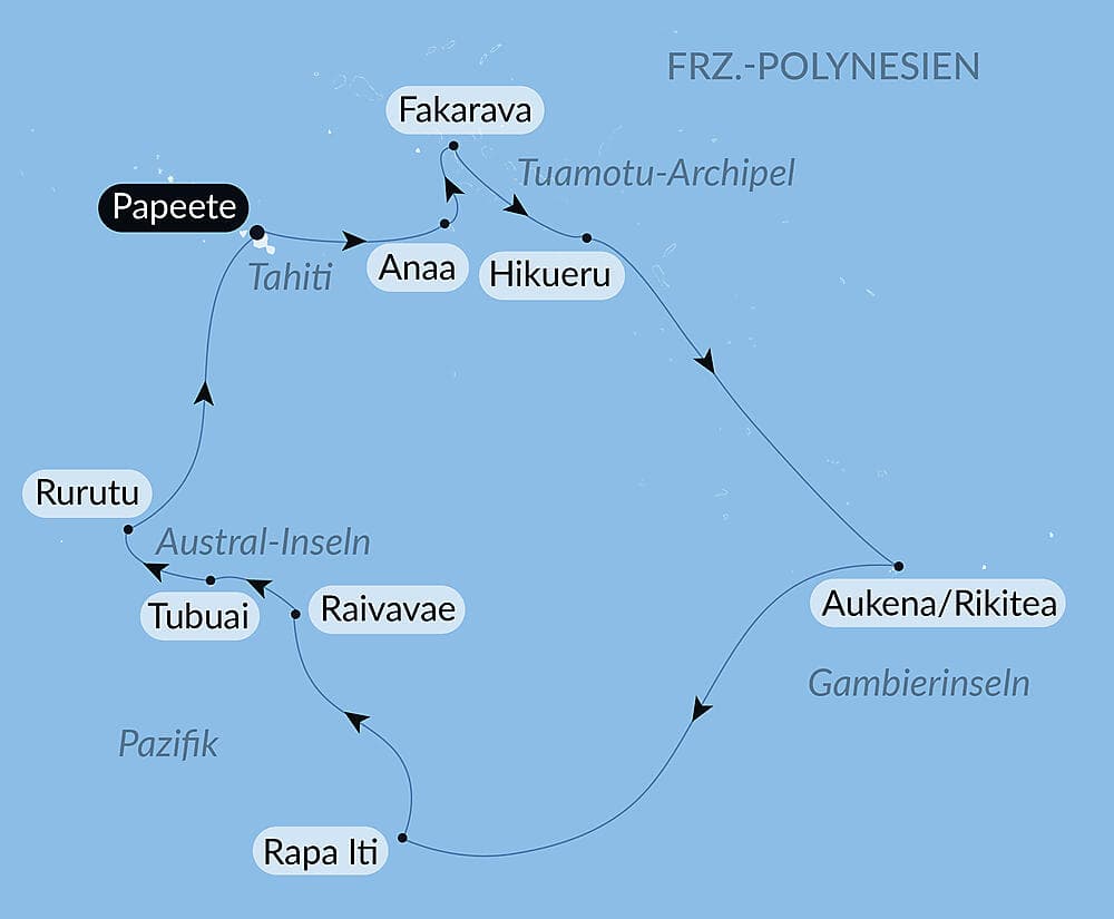 Unentdeckte Südsee: Tuamotu, Gambier- und Austral-Inseln